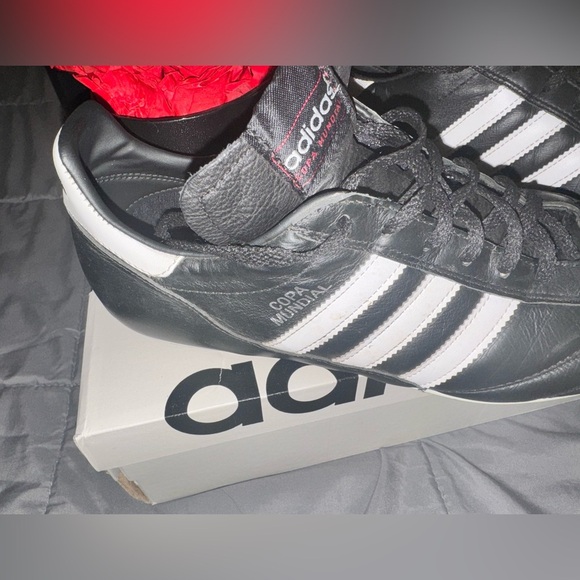 ?SALE?Adidas Men\'s Copa Mundial Black Leather Cleats US11 Made in Germany main image 8